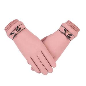 Gants en cuir de mouton thermique de qualité supérieure en gros, compatibles avec les écrans tactiles, élégants pour la conduite, le cyclisme et les activités de plein air - Product Image 1