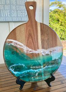 Tabla de Quesos de Madera y Resina, Estilo 2025, Decoración de Mesa y Accesorios de Cocina para Fiestas de Cumpleaños, Productos Nuevos - Product Image 4