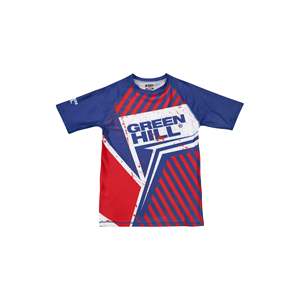 Camiseta Deportiva de Manga Corta para Niños Green Hill, Protección UV, Transpirable, Nailon y Elastano, Logotipo Personalizado para Uso Deportivo - Product Image 6