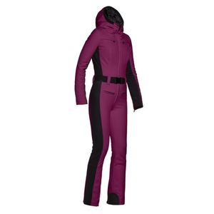 Combinaison de ski et de snowboard pour femmes, grande taille, avec veste à capuche, pantalon isolé et couches thermiques respirantes pour le froid - Product Image 5