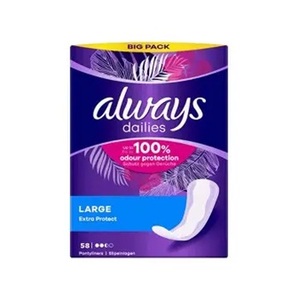 Always Panty Liners, Regular, Sin Perfume, 100 Unidades - Product Image 5