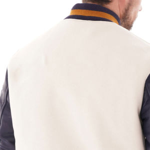 Nueva llegada de chaqueta universitaria para hombre con logotipo personalizado, diseño informal holgado con tela de lona fina para invierno, nueva ropa de moda - Product Image 5
