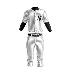 Kit de uniformes de béisbol OEM, suministro de fábrica al por mayor, diseño transpirable y duradero para deportes escolares y uso en ligas - Product Image 3