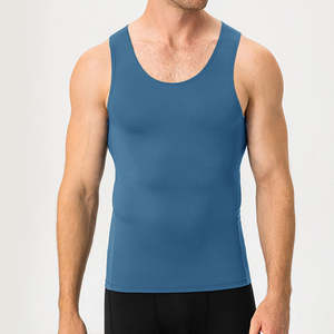 Débardeur pour hommes en coton avec impression personnalisée vierge OEM en gros Débardeurs à séchage rapide avec beaucoup de couleurs de grande taille - Product Image 2