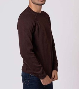 Jersey informal de nueva moda para hombre, suéter de manga larga de algodón transpirable, diseño de invierno, cuello largo y cómodo suéter en blanco - Product Image 3