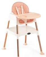 Chaise haute Lux pour bébé, 3 en 1, best-seller, table et chaise pour enfants, tendance, nouvelle chaise haute multifonction en plastique, OEM Turquie