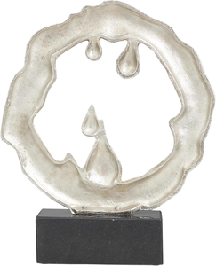 Escultura decorativa abstracta de metal de aluminio Acento de decoración moderna para el hogar - Product Image 3