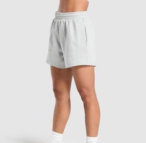 Femme Sports Casual Wear Sweat Shorts Summer Solid Colo Wholesale Comfortable Fabric Shorts Women Breathable Shorts - Product Image 2