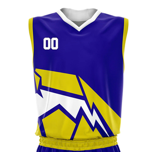 Ensemble de maillot et short de basket-ball respirant et à séchage rapide en gros pour unisexe, matériau polyester de haute qualité, uniforme de basket-ball - Product Image 4
