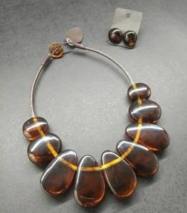 Hot <b>Sale</b> <b>Women</b> High Quality Colorful Creative Resin Beads African Jewelry Statement Necklace Wedding Jewelry Accessories - Product Image 1