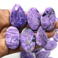 2025 gros naturel Charoite pierres précieuses mélange forme fabrication de bijoux en vrac pierres précieuses cristal pierres précieuses prix usine meilleure qualité cabine