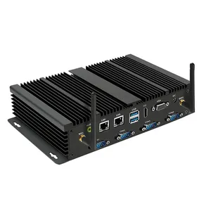 Vendita calda i7 Lan rete Desktop Fanless industriale Intel Soft Router Ddr3 16gb 256gb Mini Pc