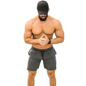 Nuevos pantalones cortos de marca para hombre a la moda, pantalones cortos informales transpirables para hombre, pantalones cortos cómodos de talla grande para Fitness y culturismo para hombre - Product Image 6