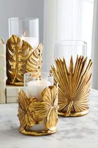 Metal Candle Holder With Traditional Look Perfect For Housewarming <b>Gifts</b> Home Accents And Indoor Decorative <b>Themes</b> - Product Image 6