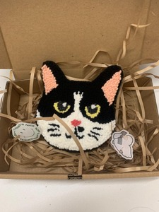 งานเย็บปักด้วยมือแบบเข็มเจาะรูผ้าขนสัตว์แก้วมัคพรมจานรองแก้วแบบระเหิดสำหรับการออกแบบของขวัญที่ไม่เหมือนใคร - Product Image 4