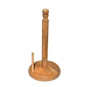 Porte-serviettes en bois paon porte-serviettes mural peint à la main pour la cuisine porte-serviettes en bois - Product Image 6