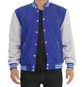 Veste pour homme Meilleure qualité Design personnalisé Veste universitaire pour hommes Hiver Couleur solide Durable Taille 4XL Tissu de laine de haute qualité OEM - Product Image 1