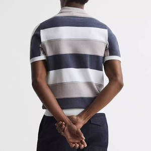 Venta directa de fábrica de alta calidad 100% algodón para hombre para polo con logotipo personalizado Venta caliente patrón sólido algodón poliéster - Product Image 2