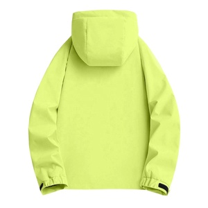 Unisex Breathable Eco-Friendly Windbreaker Shorts Set 100% Nylon Solid Pattern Custom Zip <b>Thin</b> Winter Windproof - Product Image 2