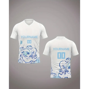 Maillots de football américains pour adultes de haute qualité, service de découpe automatisée, vêtements de football, couleur blanche - Product Image 5