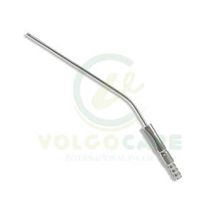 Cánula de succión Frazier y tubo de succión mastoideo en ángulo Punta de succión de 7 pulgadas y 18cm para ENT Neuro General Gynae - Product Image 6