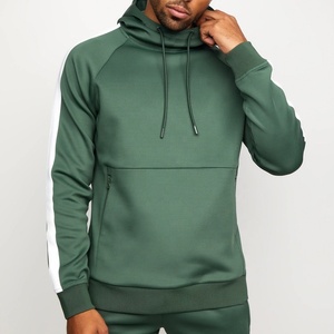 Survêtement de sport de jogging avec logo personnalisé pour hommes Ensemble de sport de gymnastique en polaire décontracté pour l'entraînement d'hiver 100% coton - Product Image 1
