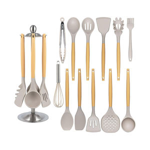 Juegos de utensilios de cocina de silicona al por mayor para distribución minorista - Product Image 4