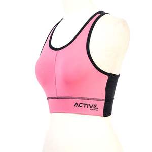 Sujetador deportivo para mujer de alto impacto para gimnasio, yoga y correr, camisetas de entrenamiento transpirables con logotipo personalizado, sujetador de Fitness sólido para mujer - Product Image 1