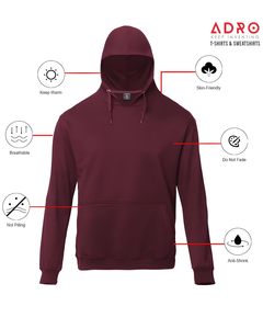 Hoodies Streetwear Vêtements 35% coton 65% poleyster Sérigraphie Hoodies Aussi Broderie - Product Image 3