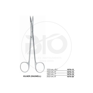 IRIS FINE Ciseaux d'opération manuels en acier inoxydable SHARP/SHARP POINT DROIT 11CM Fabricant d'instruments chirurgicaux Exportateur - Product Image 1