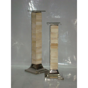 Porte-bougie en aluminium nickelé de haute qualité, pour la maison de luxe, élégant et Durable - Product Image 2