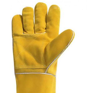 Qualité supérieure Exigeable de haute qualité Hommes Meilleurs gants de soudage Gants de travail d'hiver avec cuir de vache fendu - Product Image 4