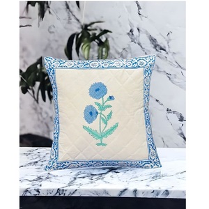 Ensemble de canapé confortable de qualité 400TC à motif solide Coussin et oreiller fabriqués en Inde en vente - Product Image 1