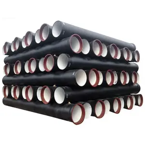 Cheap Price High Pressure C30 C40 C50 Blue Black Red Color Surface Ductile Iron Pipe Supplier