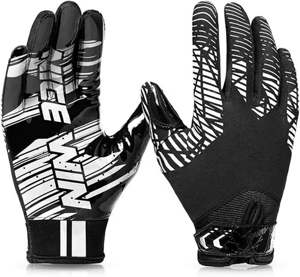Meilleure prise furtive couleur unie gants de football américain gants Pro récepteur pour adultes jeunes haute qualité imprimé respirant - Product Image 5