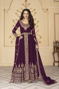 Colección Henith, ropa de fiesta India/pakistaní, ropa de boda, vestido Anarkali, traje Anarkali para mujer de Pakistán - Product Image 3