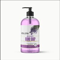 Savon liquide pour les mains Top Glow Lavender Fruit Chemical Medicated 500 ml, formule hydratante à la provitamine B5, nettoyage de base pour adultes