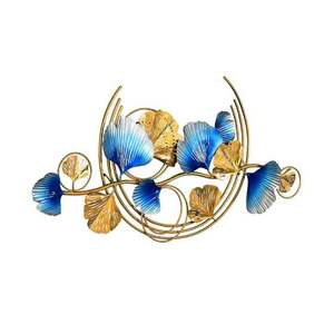 Ak – Art mural multicolore décoratif en laiton, métal de luxe pour la décoration de la maison du salon/salon (Floral, métal) - Product Image 4