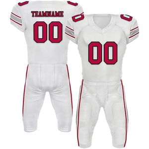 Dernier design de maillot de football américain personnalisé par sublimation, manches courtes, 100% polyester, tissu respirant et anti-humidité - Product Image 1