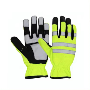 Guantes de Mecánico Brillantes de Algodón Directo de Fábrica OEM con Agarre Cómodo, Guantes de Trabajo Ligeros Resistentes a Impactos - Product Image 5
