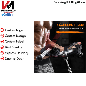 Guantes de entrenamiento Hombres Mujeres Guantes de levantamiento de pesas Protección completa de La Palma Excelente agarre Ultra Transpirable Guantes de gimnasio Levantamiento de pesas - Product Image 5