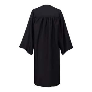 Conception de logo personnalisé Robe de père noire pour prêtres Soutane conçue avec des détails élégants de coupe classique - Product Image 2