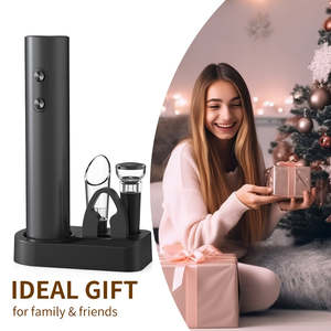 Juego de Regalo de Sacacorchos Eléctrico Moderno 5 en 1 con Cortador de Papel de Aluminio, Sacacorchos a Batería para Uso Doméstico - Product Image 4