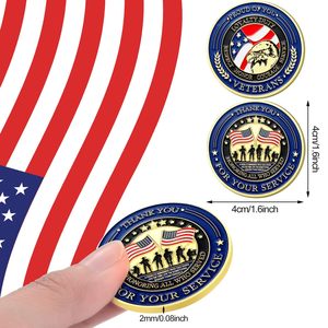 Set de Monedas de Desafío Personalizadas de EE. UU. para Colección, Regalo de Agradecimiento, Token Conmemorativo, Regalo para Esposa, Esposo, Padre, Recuerdo Conmemorativo - Product Image 2