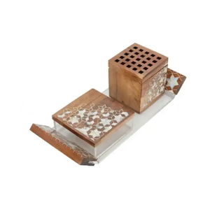 Quemador Bakhoor de calidad elegante, decoración para sala de estar de Color negro, quemador de diseño antiguo, Decoración de mesa - Product Image 4