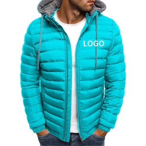 Logo personnalisé pour hommes Veste en laine chauffante d'hiver avec caractéristiques imperméables coupe-vent Vêtements d'extérieur d'automne à la mode avec un design à capuche - Product Image 5