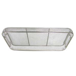 Meilleure vente de plateaux en maille avec couvercle 250x170x70mm plateau en maille en acier inoxydable allemand pour une utilisation pendant le lavage panier de stérilisation - Product Image 6