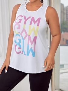 Venta al por mayor Gran oferta sublimación camiseta sin mangas en blanco ropa de mujer bolso informal impresión personalizada verano algodón OEM camiseta personalizada - Product Image 6