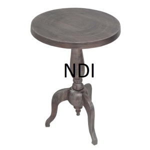 Table basse ronde de style moderne avec finition antique, décorative pour la maison, l'hôtel, le restaurant, la décoration de mariage, utilisation comme table d'appoint de canapé - Product Image 1
