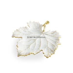 High Standard Quality Metal Made Lotus Leaves Designer <b>Silver</b> Color Finished Unique Attractive <b>Bowl</b> With Intricate Detailing - Product Image 4